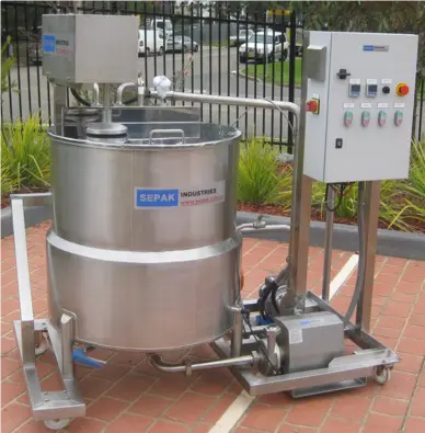 Australian made milk batch Pasteurisers Australian made milk batch Pasteurisers