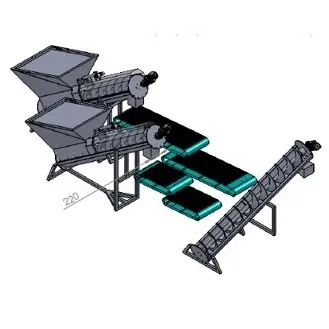 Stainless Steel Blancher And Auger