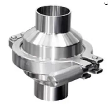 Spring Loaded Check Valve with Clamped Body, Butt Weld Connection.