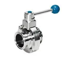 Manual (SS304 Pull Out Handle) Butterfly Valve (Clamp Type Ferrules)